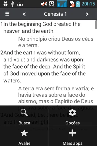 Bible Portuguese - English | Indus Appstore | Screenshot