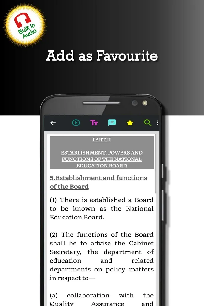 Basic Education Act (Kenya) | Indus Appstore | Screenshot