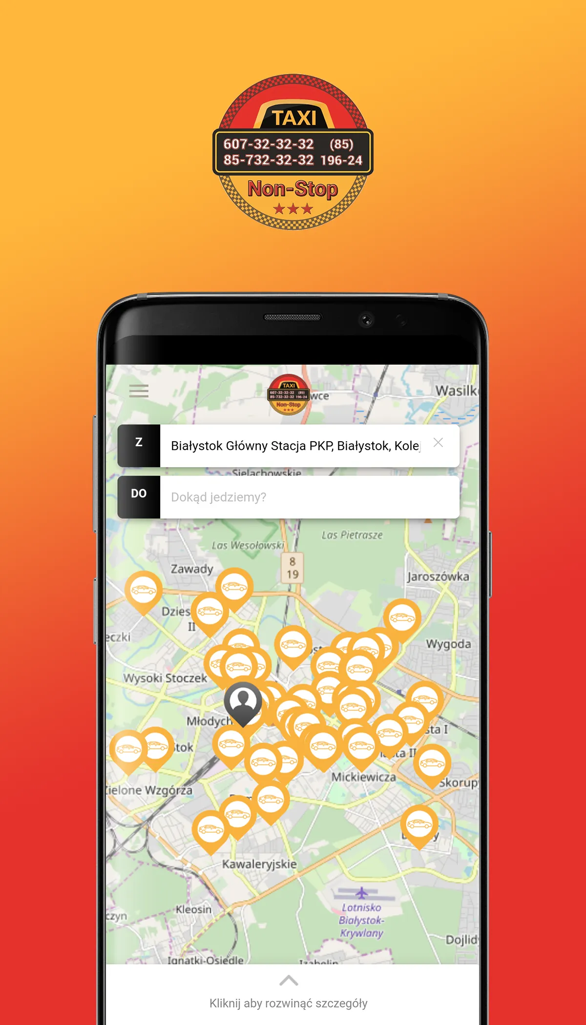 Non-Stop Taxi Białystok | Indus Appstore | Screenshot