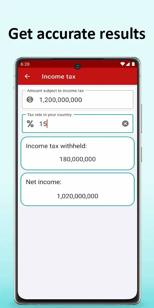 Tax Calculator 2025 | Indus Appstore | Screenshot