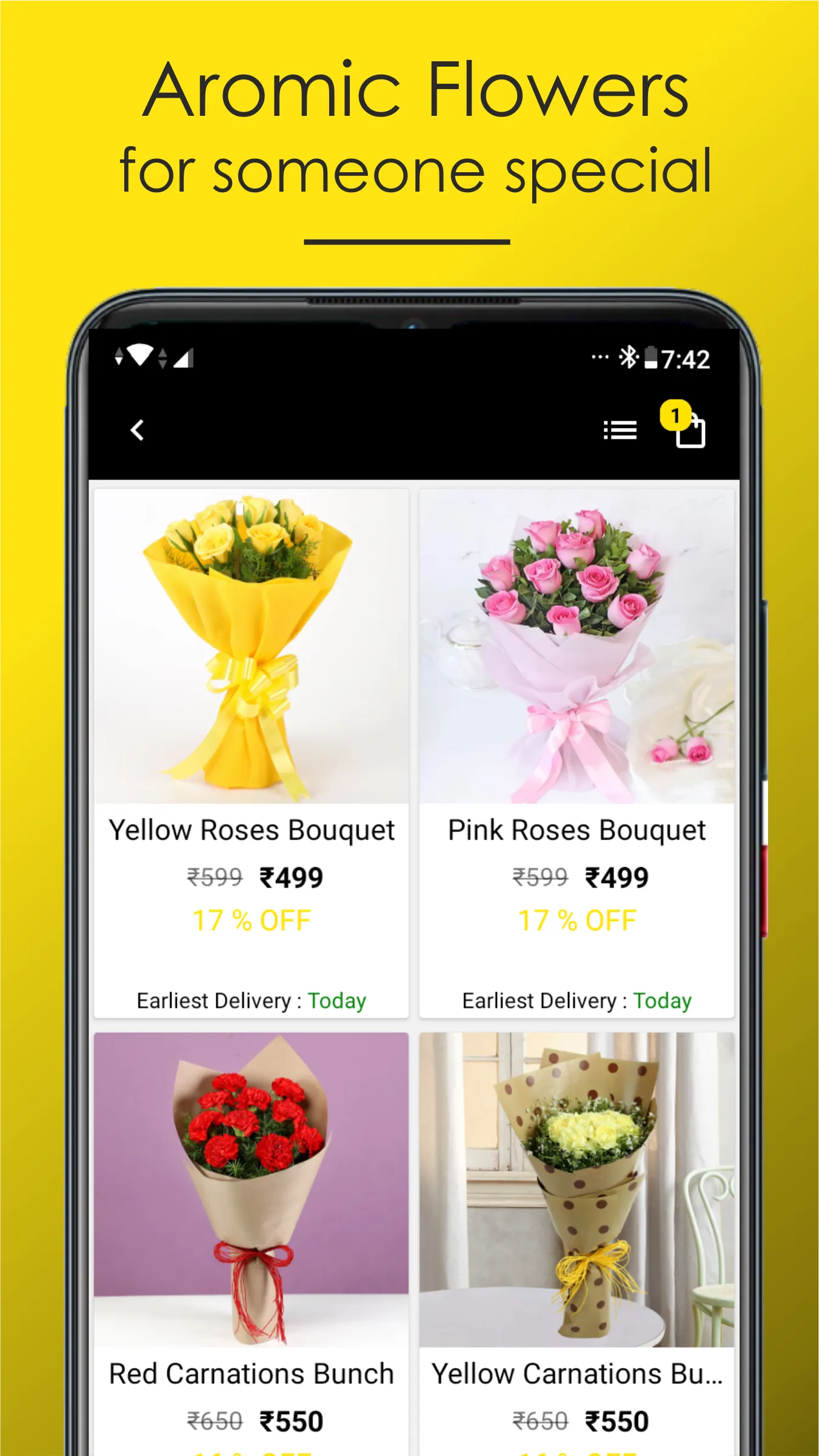 Online Flower Delivery App | Indus Appstore | Screenshot