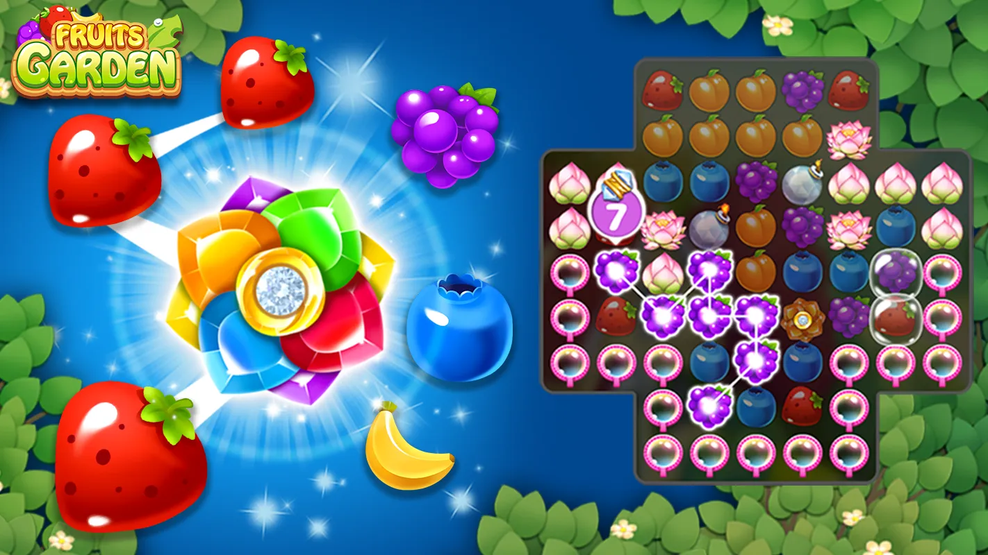 Fruits Garden : Merge Puzzle | Indus Appstore | Screenshot