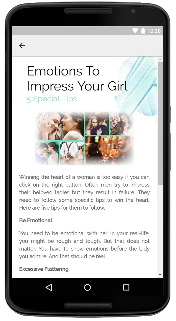 How To Impress Woman: 150 Tips | Indus Appstore | Screenshot