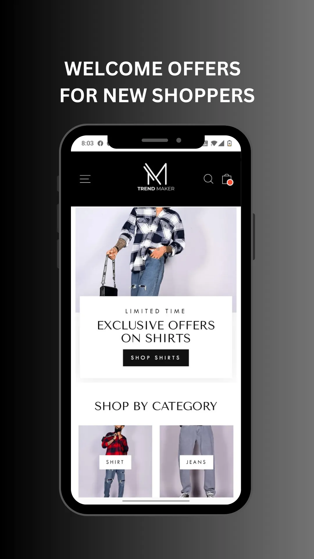 TRENDMAKER ONLINE SHOPPING APP | Indus Appstore | Screenshot