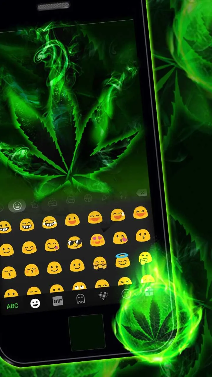 Rasta Weed Keyboard Theme | Indus Appstore | Screenshot