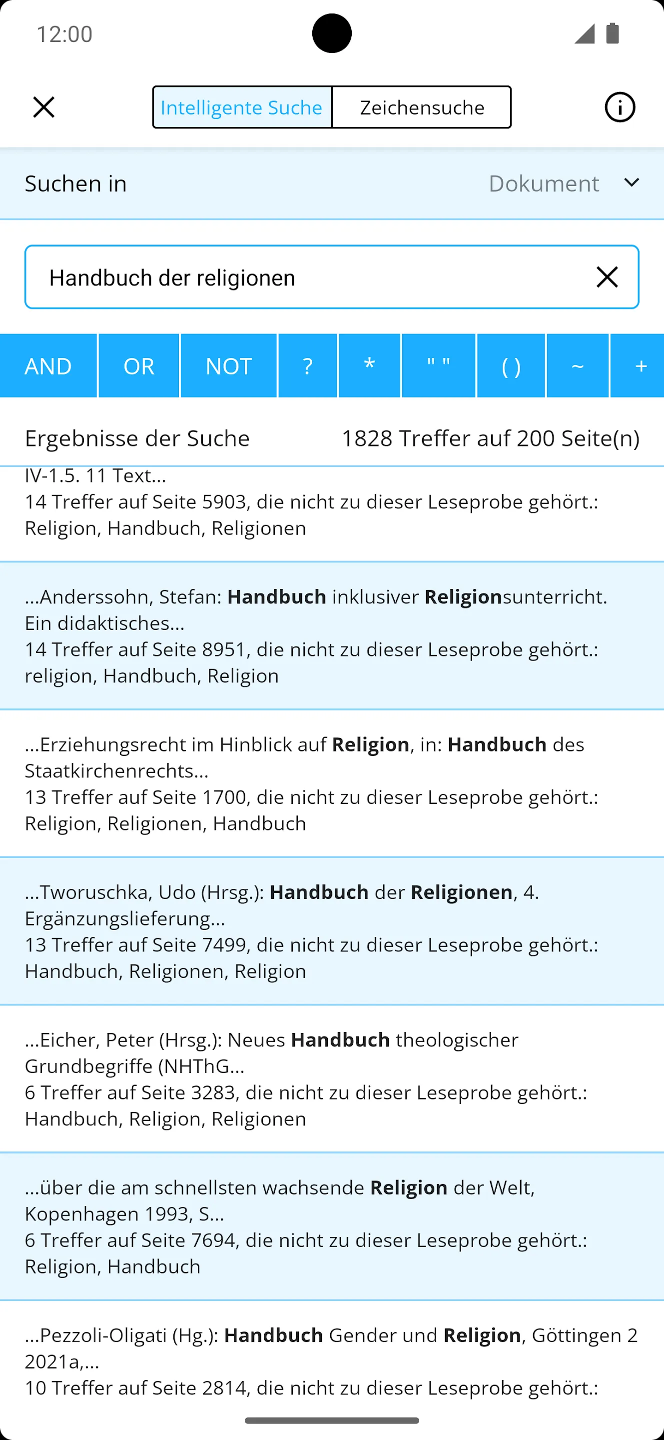 Handbuch der Religionen | Indus Appstore | Screenshot