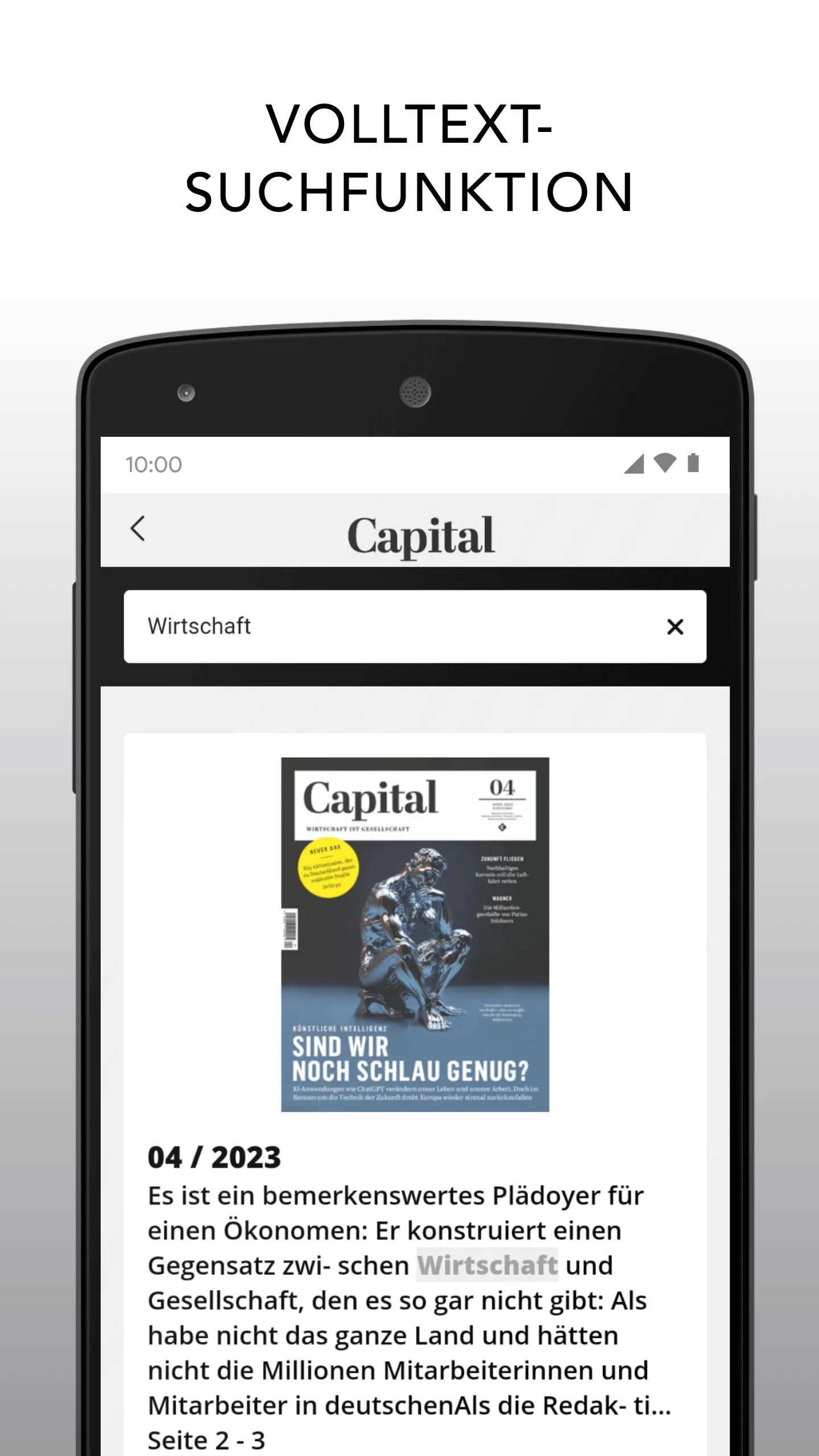 Capital Magazin | Indus Appstore | Screenshot