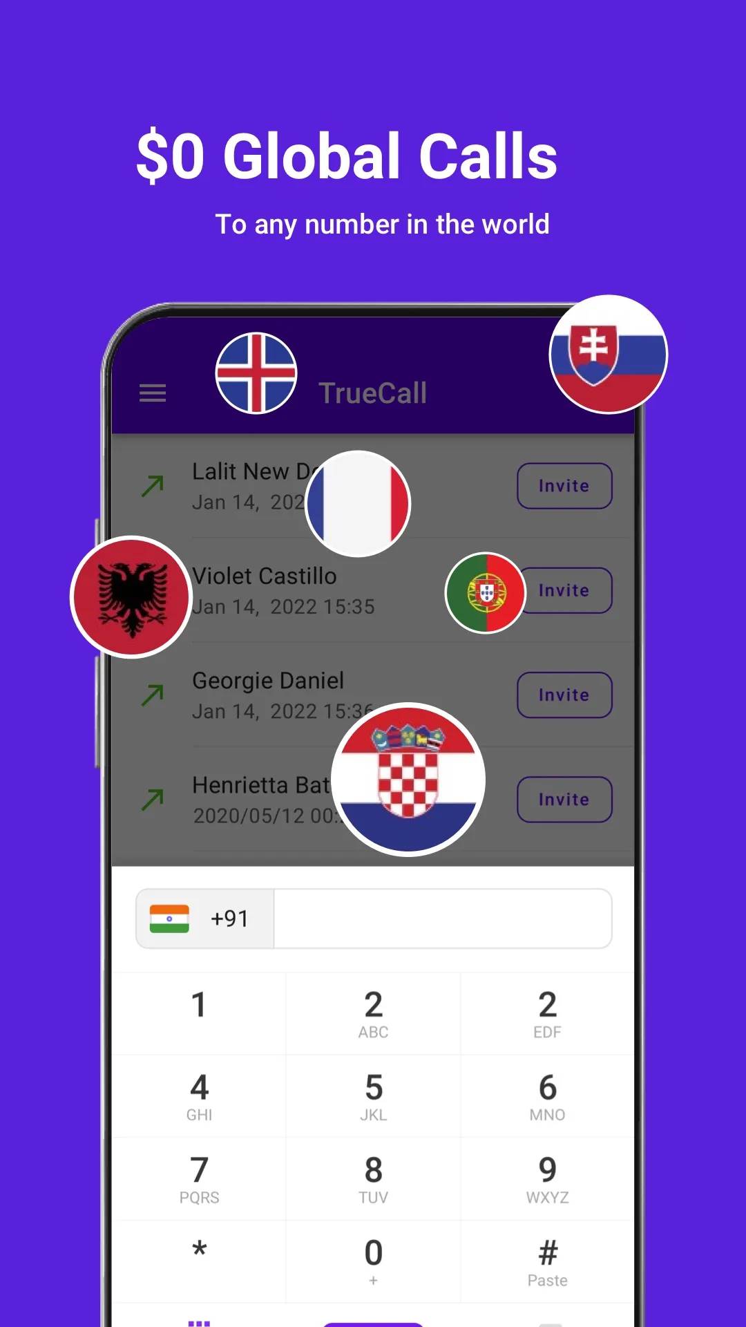 UXCall - International Call | Indus Appstore | Screenshot