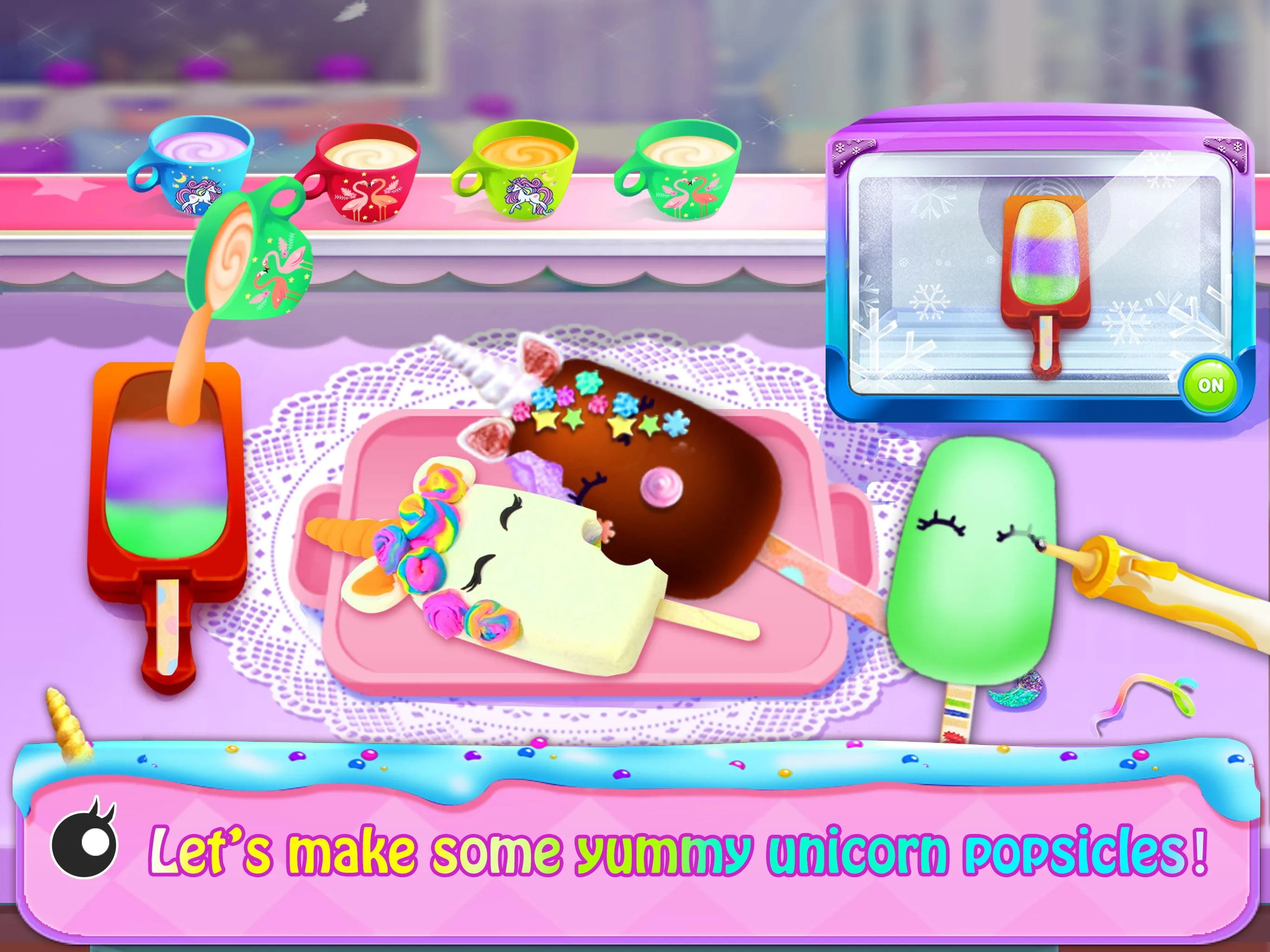 Rainbow Unicorn Foods & Desser | Indus Appstore | Screenshot