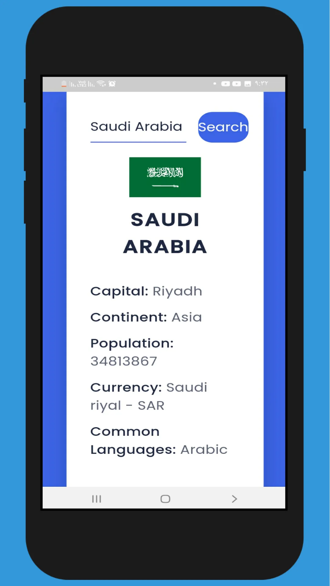 Countries Information | Indus Appstore | Screenshot