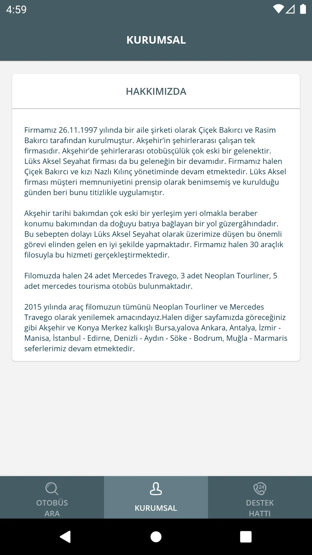 Lüks Aksel Seyahat | Indus Appstore | Screenshot