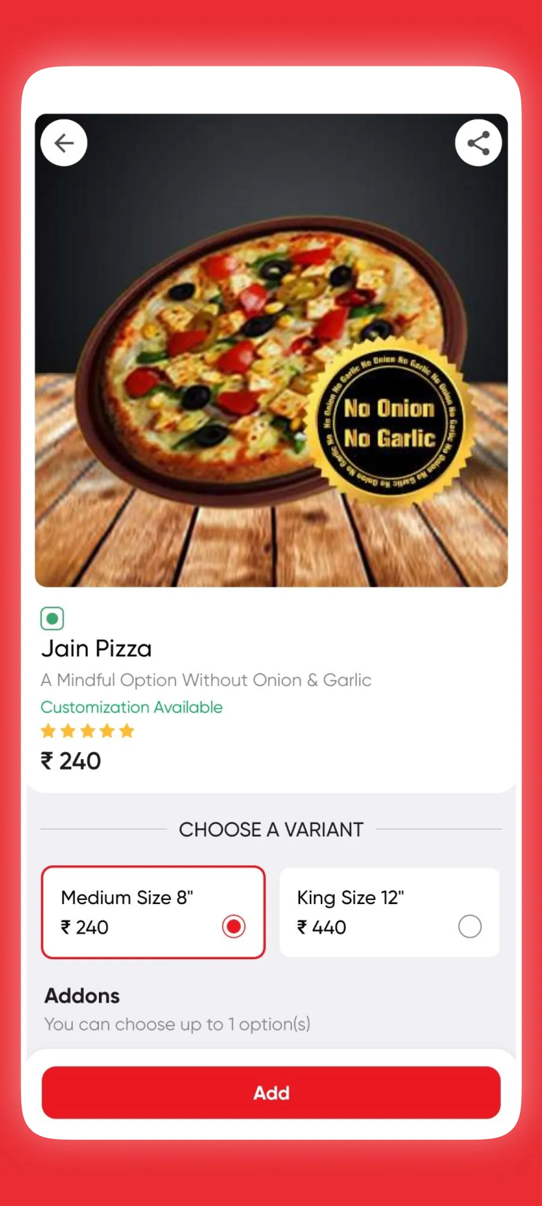 SVS Food | Indus Appstore | Screenshot
