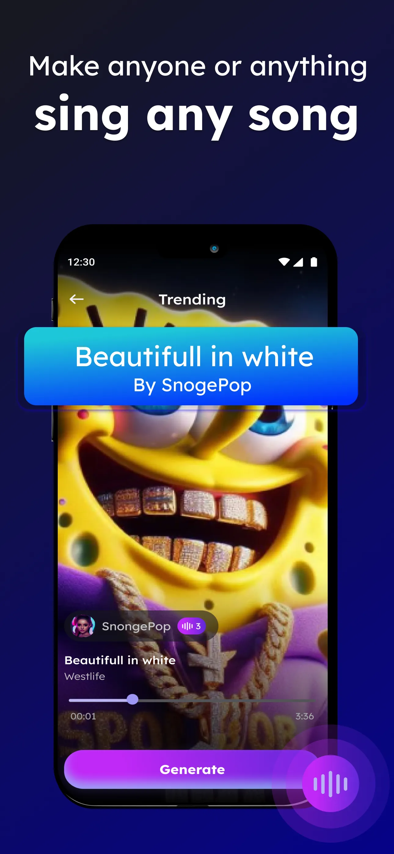 AI Music Cover & Song Creator | Indus Appstore | Screenshot