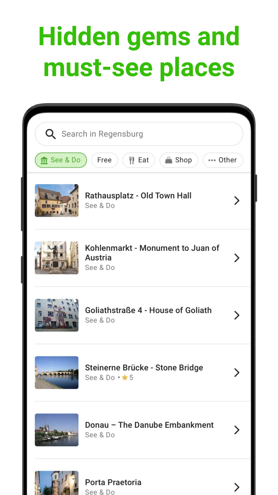 Regensburg SmartGuide | Indus Appstore | Screenshot