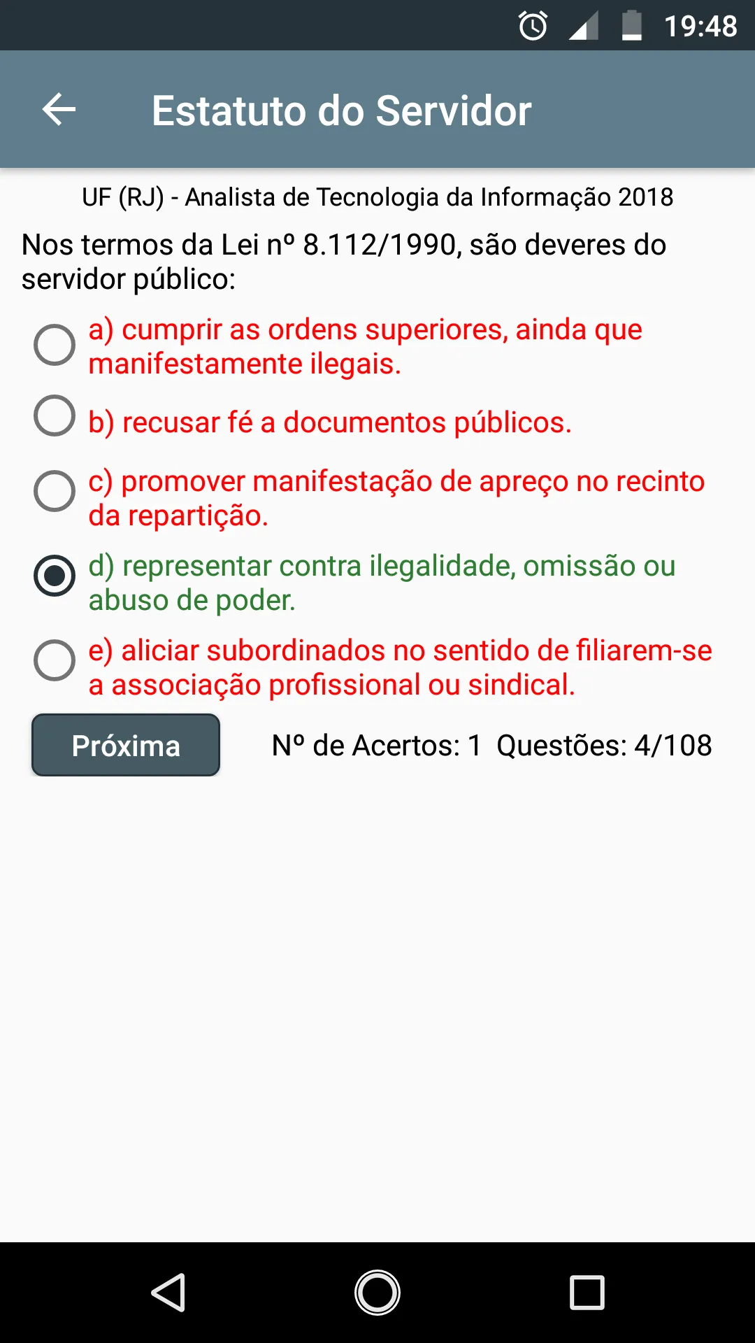 Lei 8112 Estatuto do Servidor | Indus Appstore | Screenshot