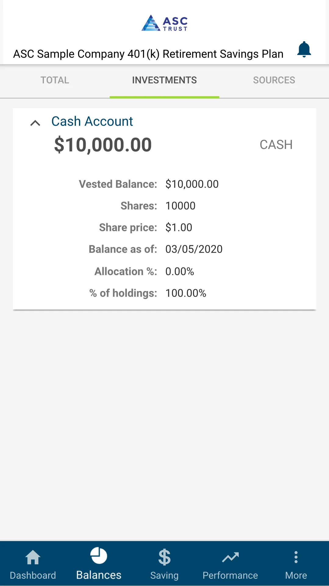 ASC Trust - Retirement Plan | Indus Appstore | Screenshot