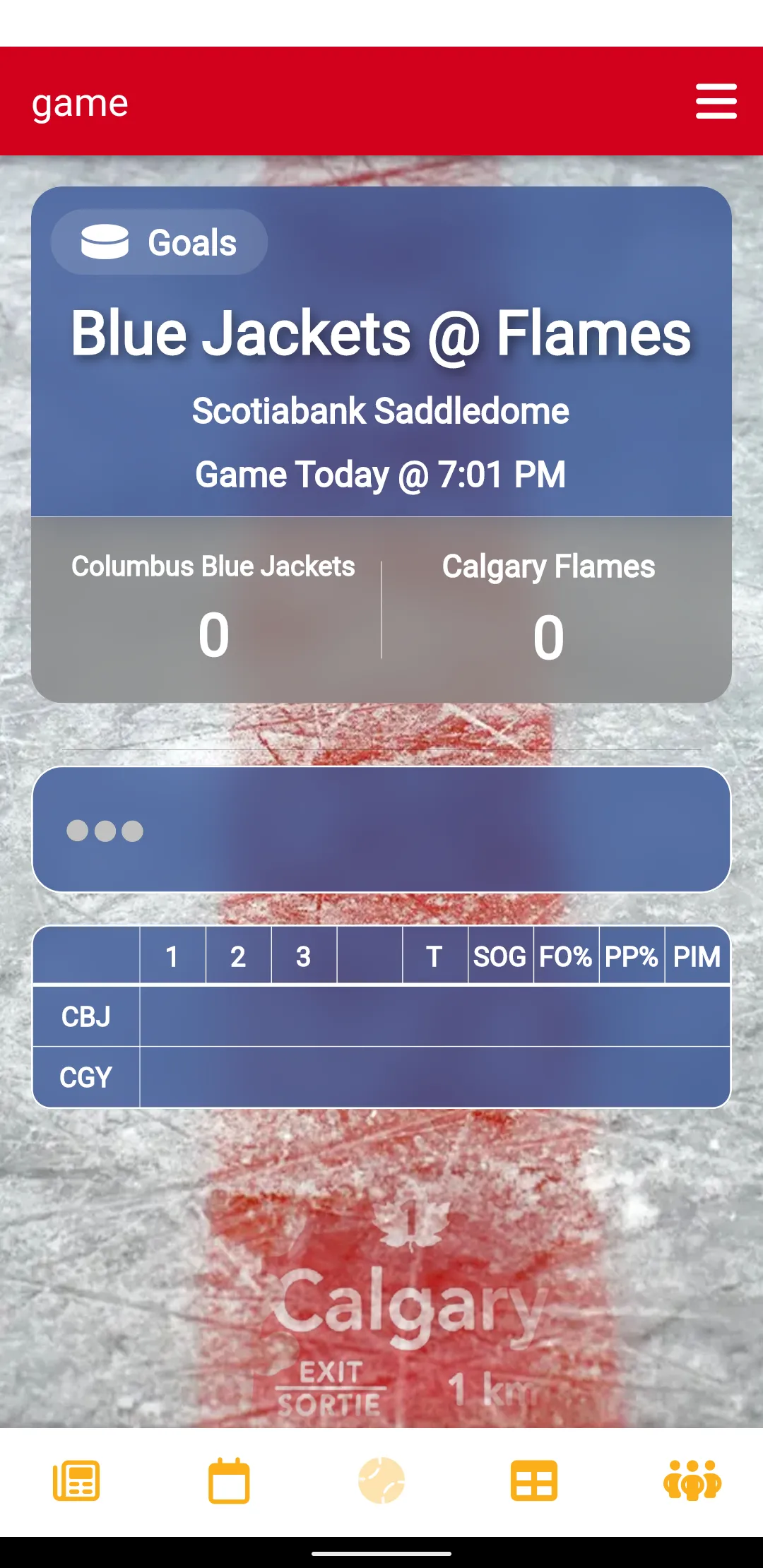 Calgary Hockey - Flames Ed. | Indus Appstore | Screenshot