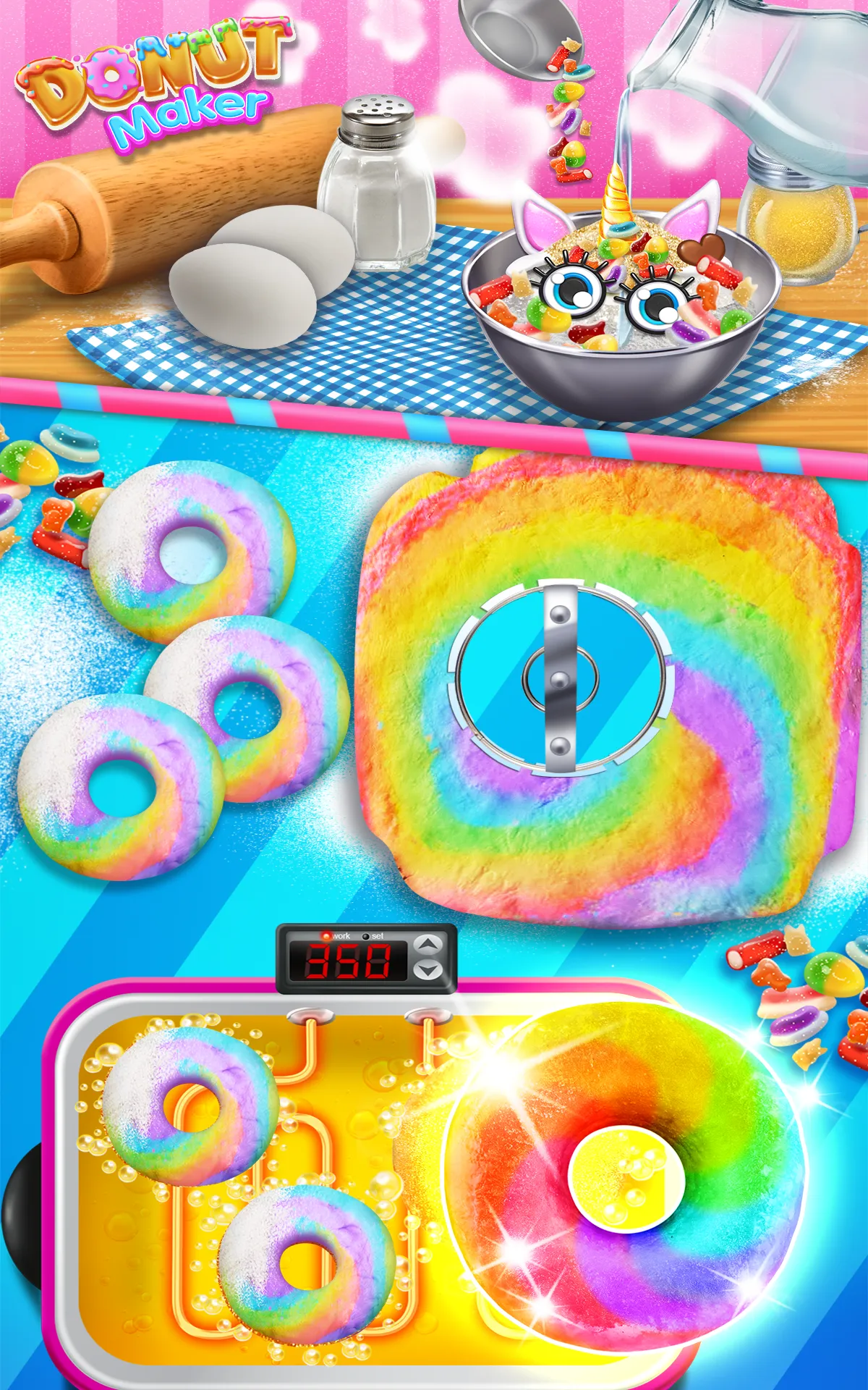 Donut Maker Cooking Game Fun | Indus Appstore | Screenshot