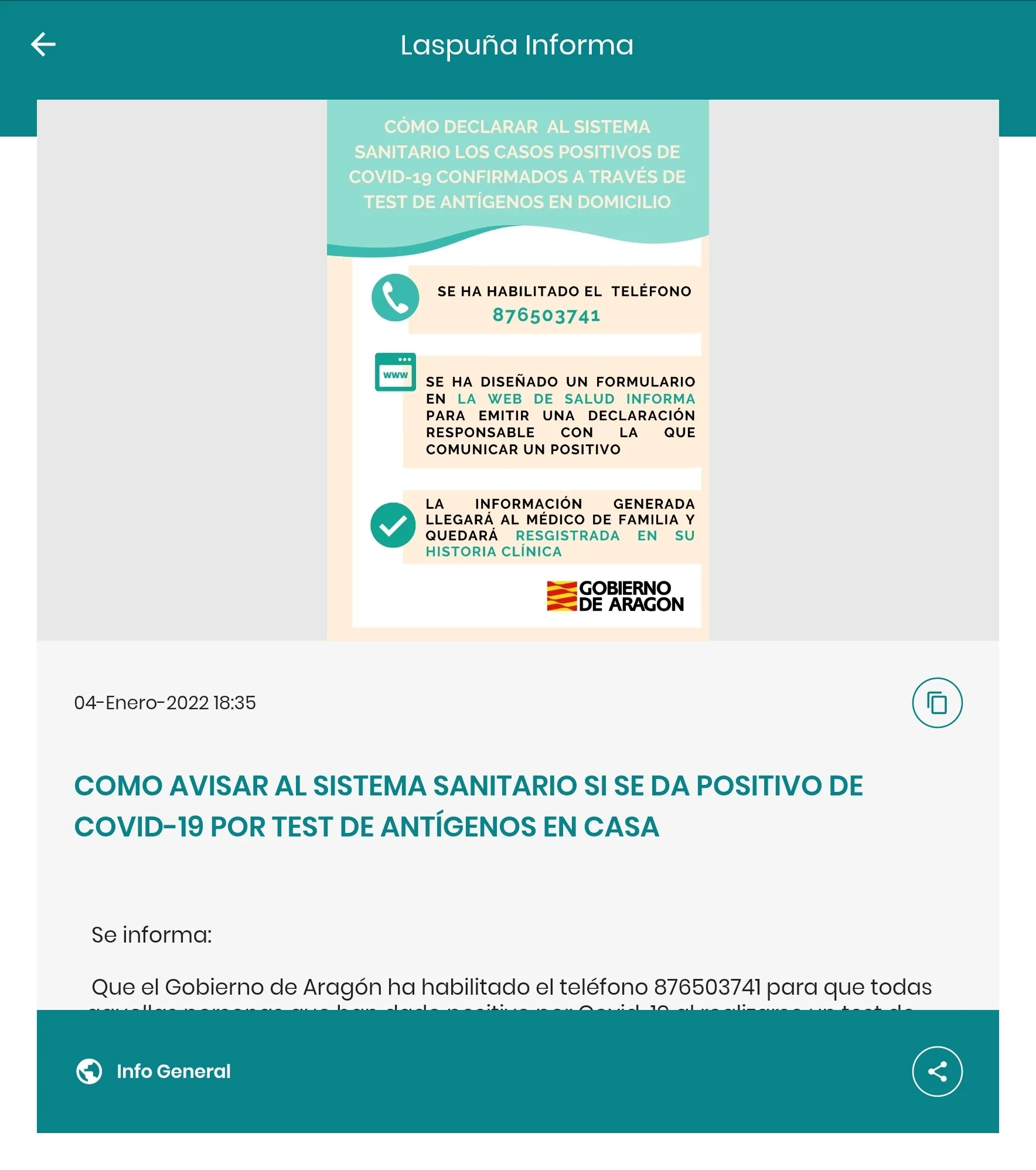 Laspuña Informa | Indus Appstore | Screenshot