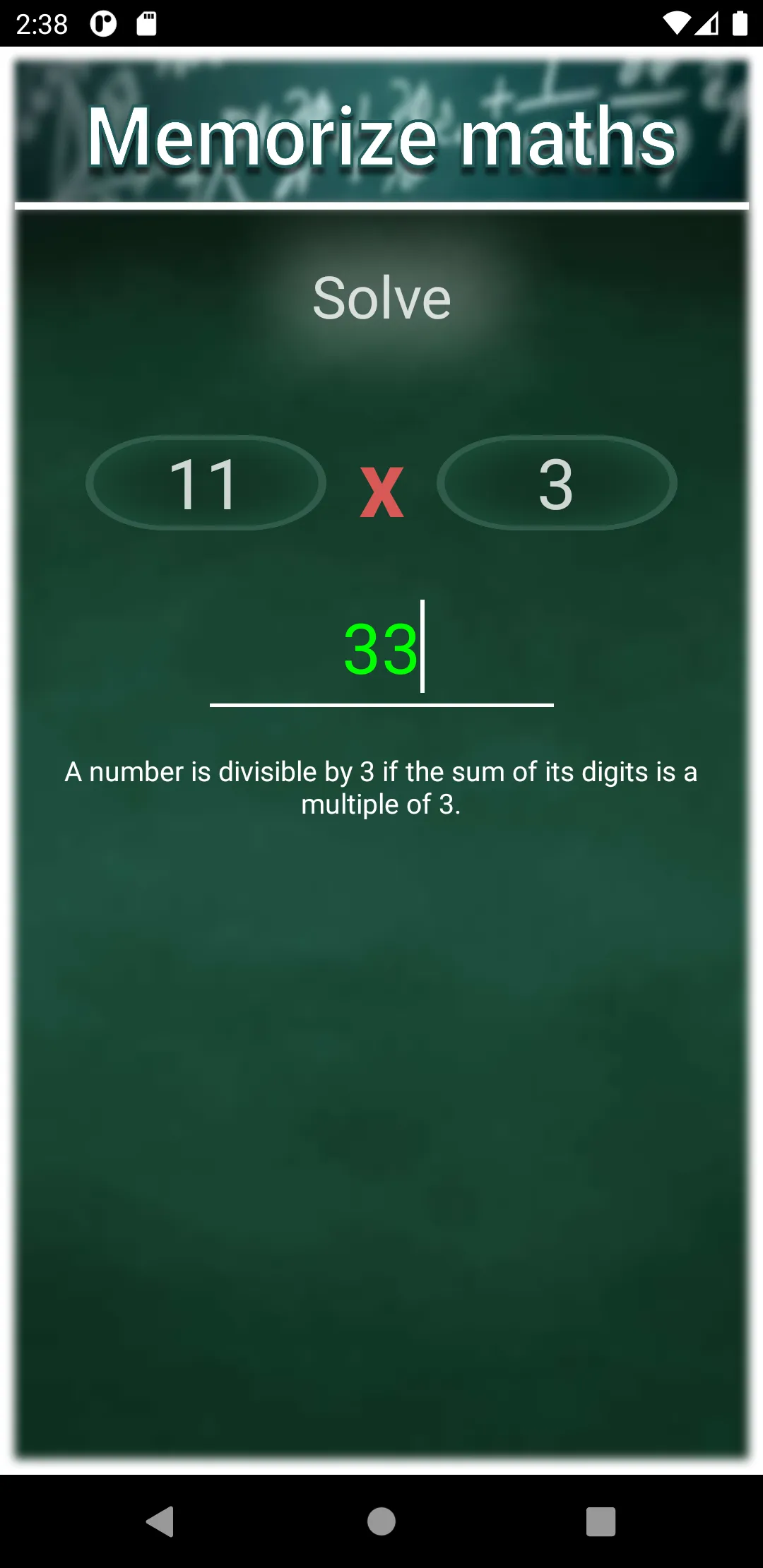 Practice Multiplication | Indus Appstore | Screenshot