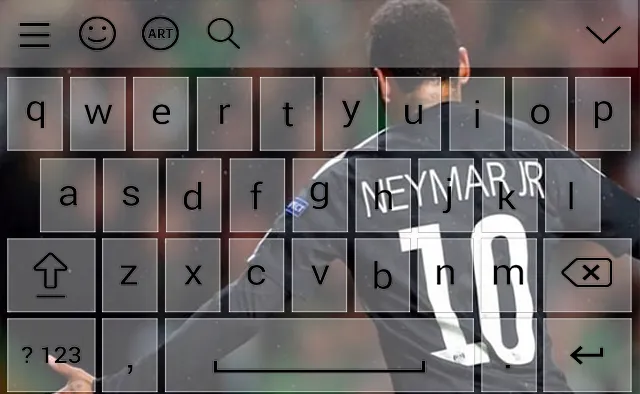 Neymar Jr Keyboard Theme 2023 | Indus Appstore | Screenshot