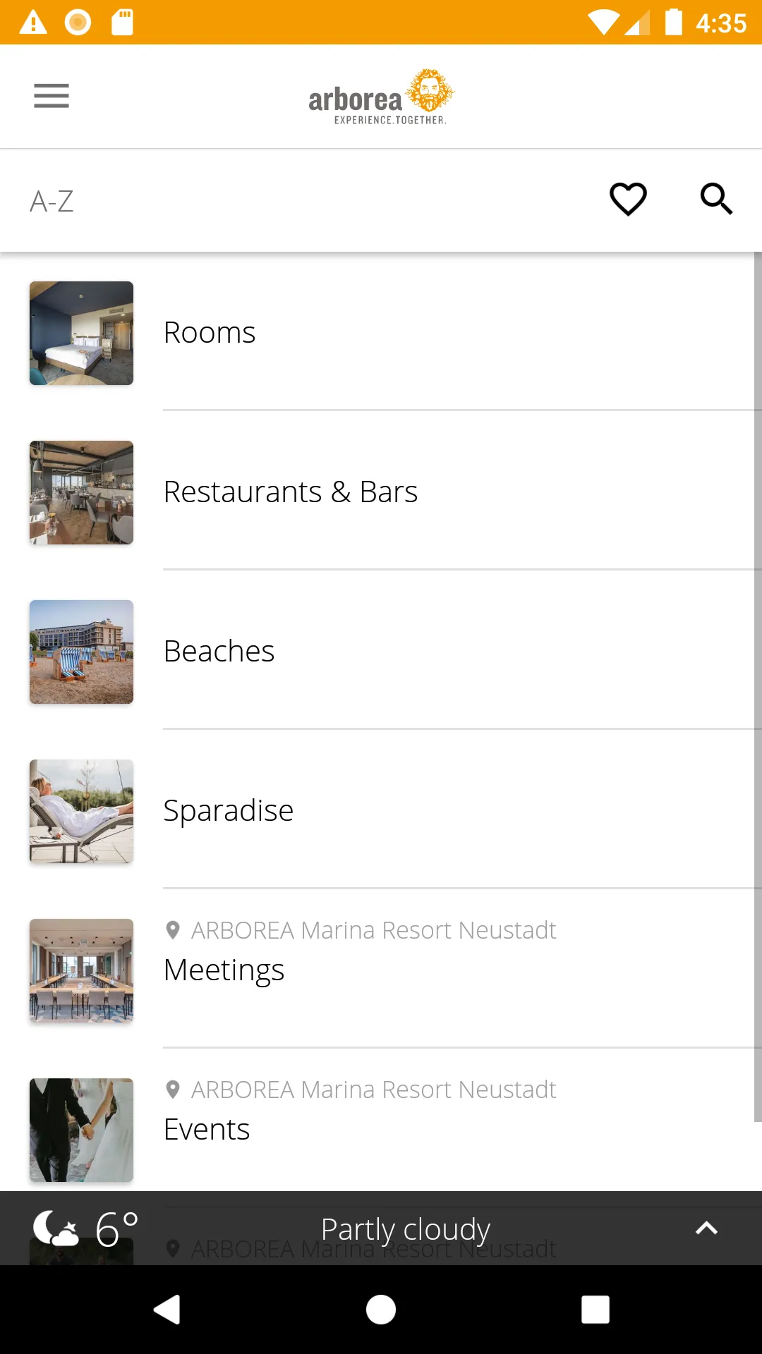 Arborea Hotels | Indus Appstore | Screenshot