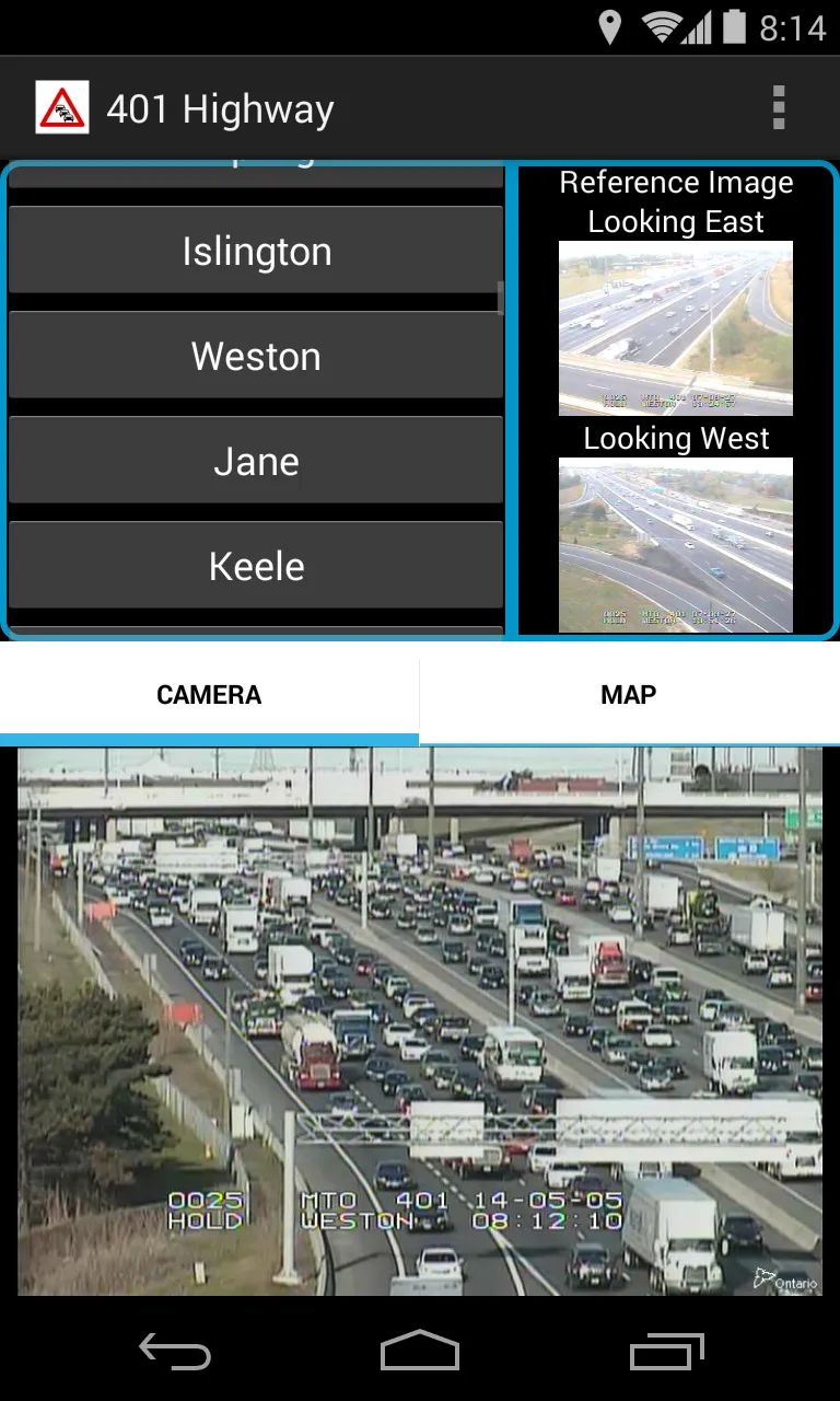 Toronto Traffic Cameras | Indus Appstore | Screenshot