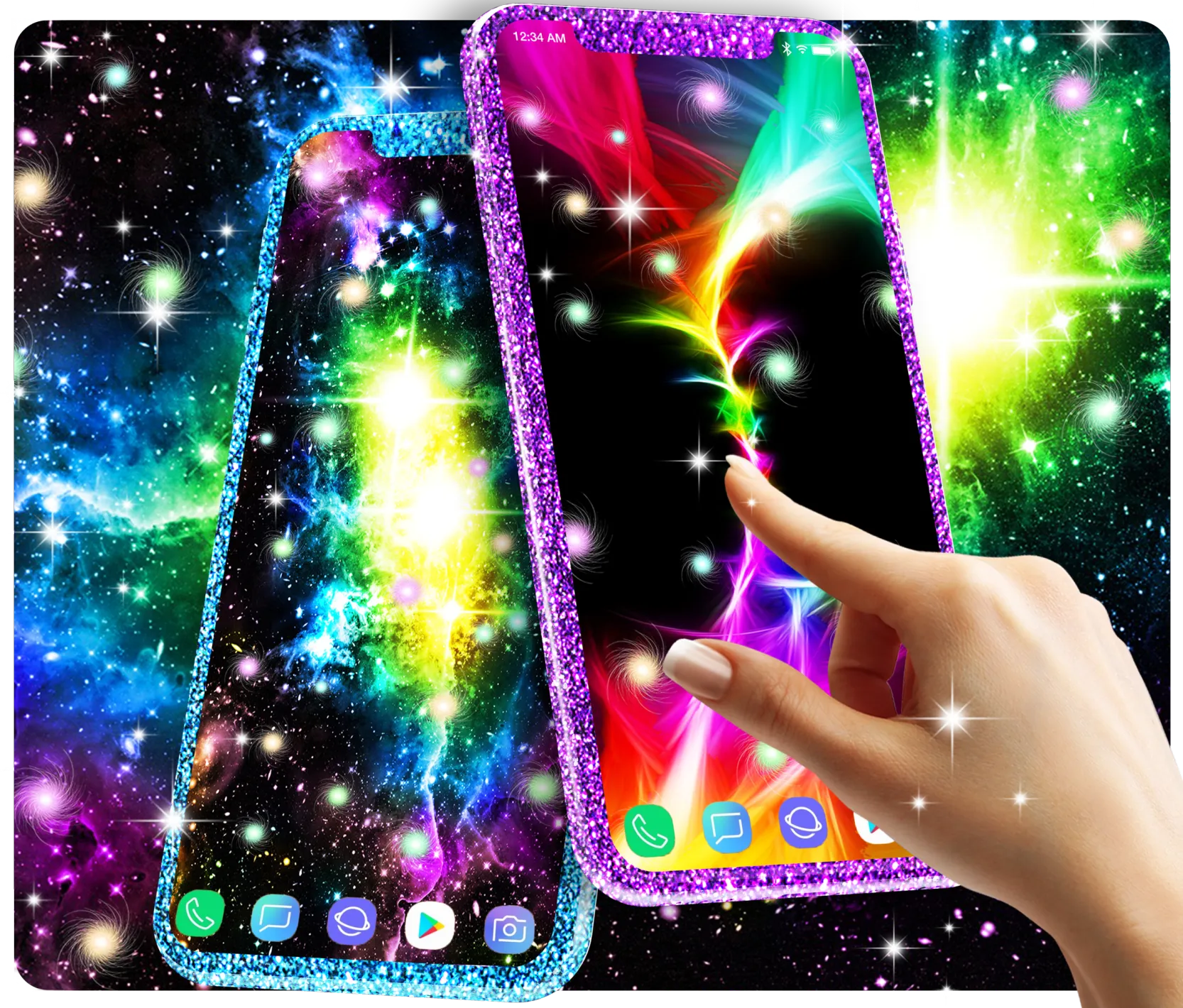 Glowing live wallpaper | Indus Appstore | Screenshot