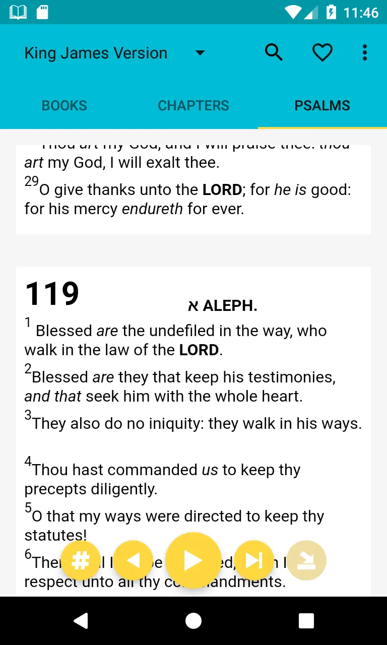 Audio Bible | Indus Appstore | Screenshot