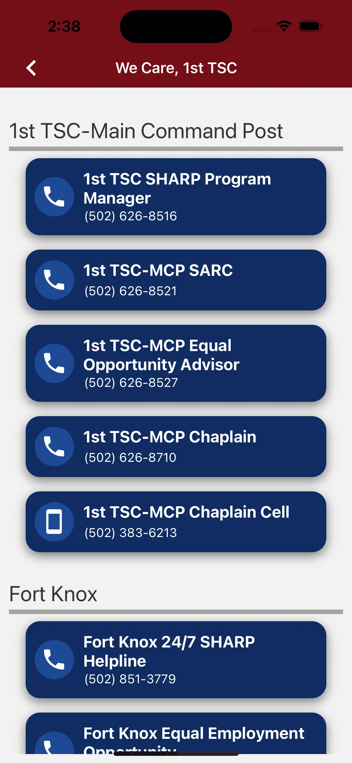 WeCare, 1st TSC | Indus Appstore | Screenshot