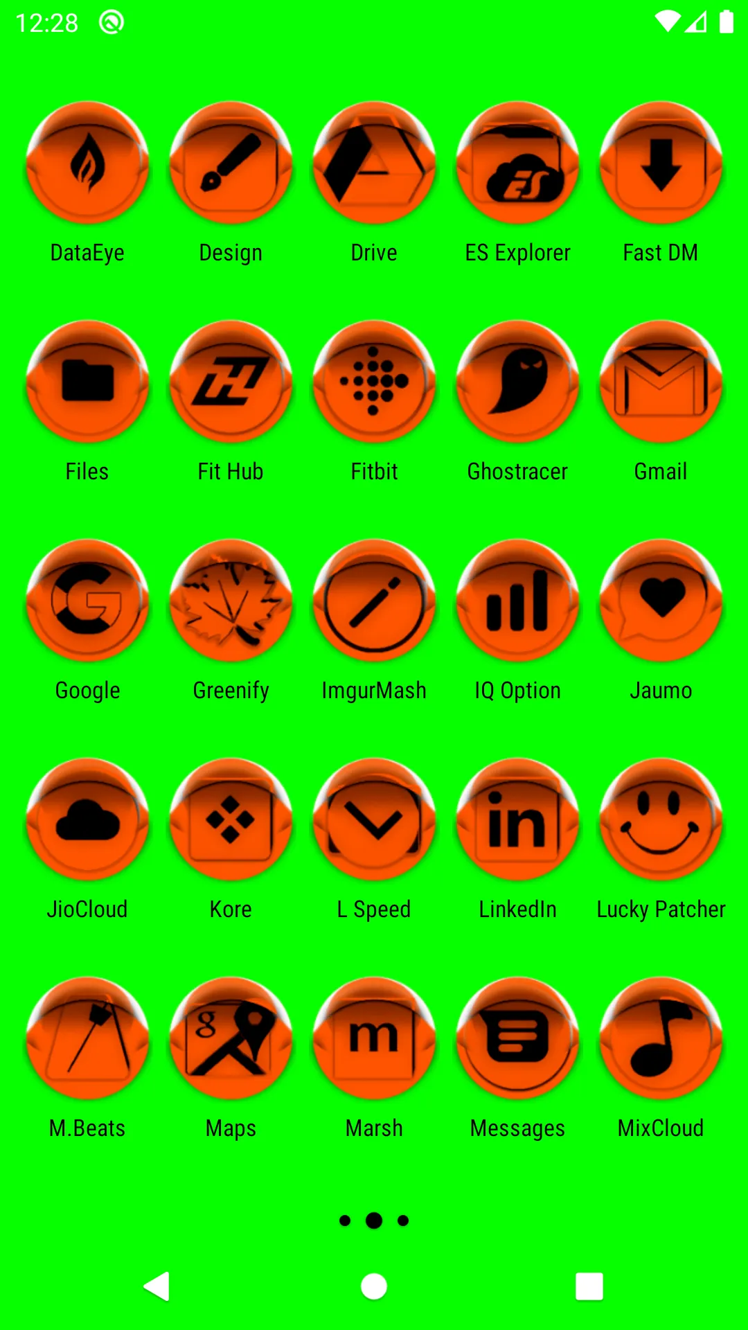 Orange Icon Pack Style 4 | Indus Appstore | Screenshot