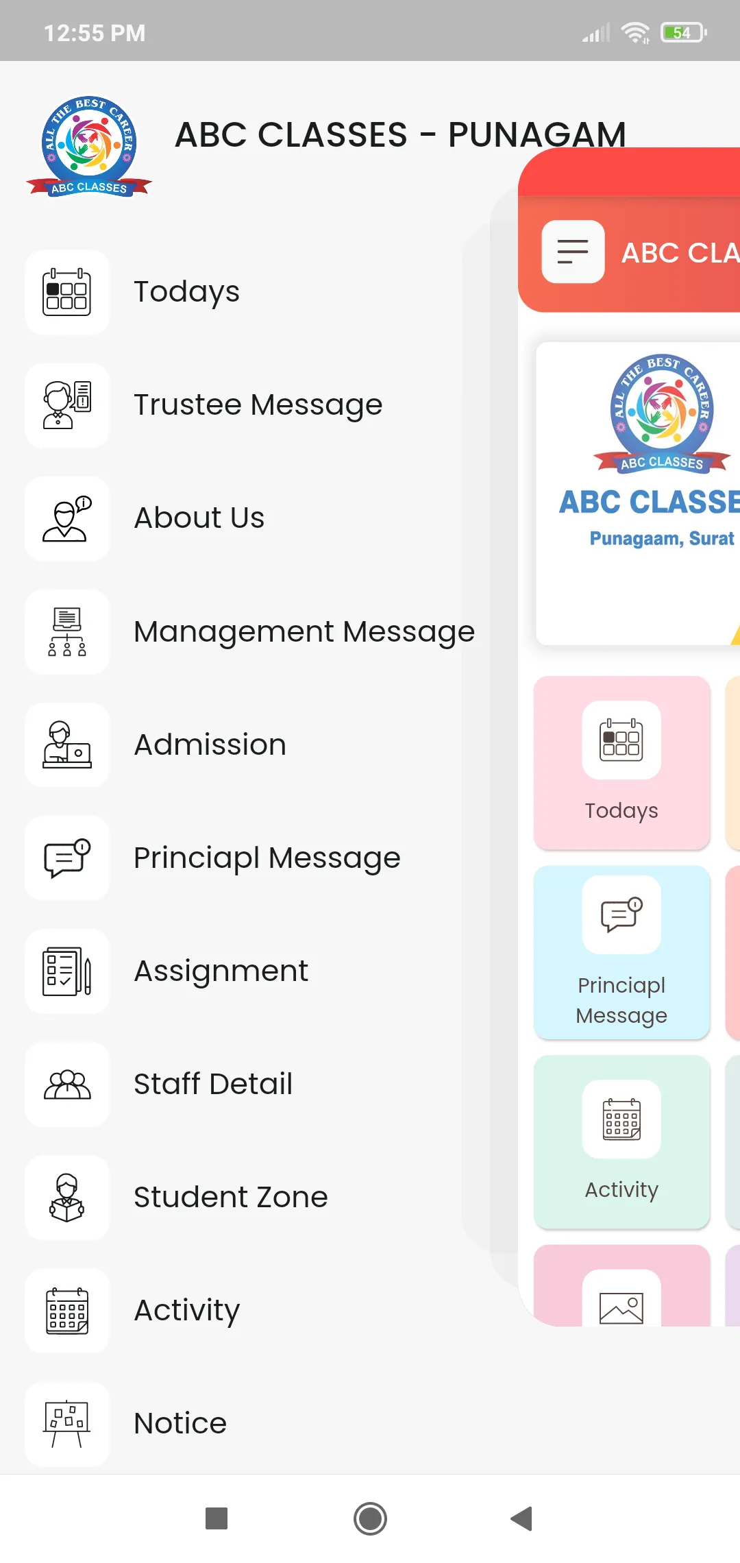 ABC CLASSES - PUNAGAM | Indus Appstore | Screenshot