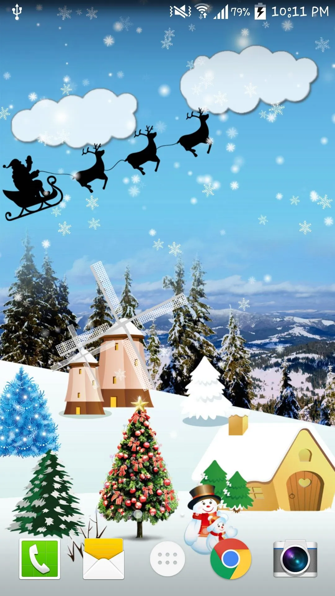 Christmas Live Wallpaper Pro | Indus Appstore | Screenshot