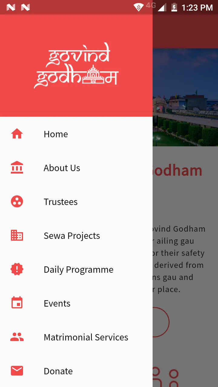 Shri Govind Godham | Indus Appstore | Screenshot