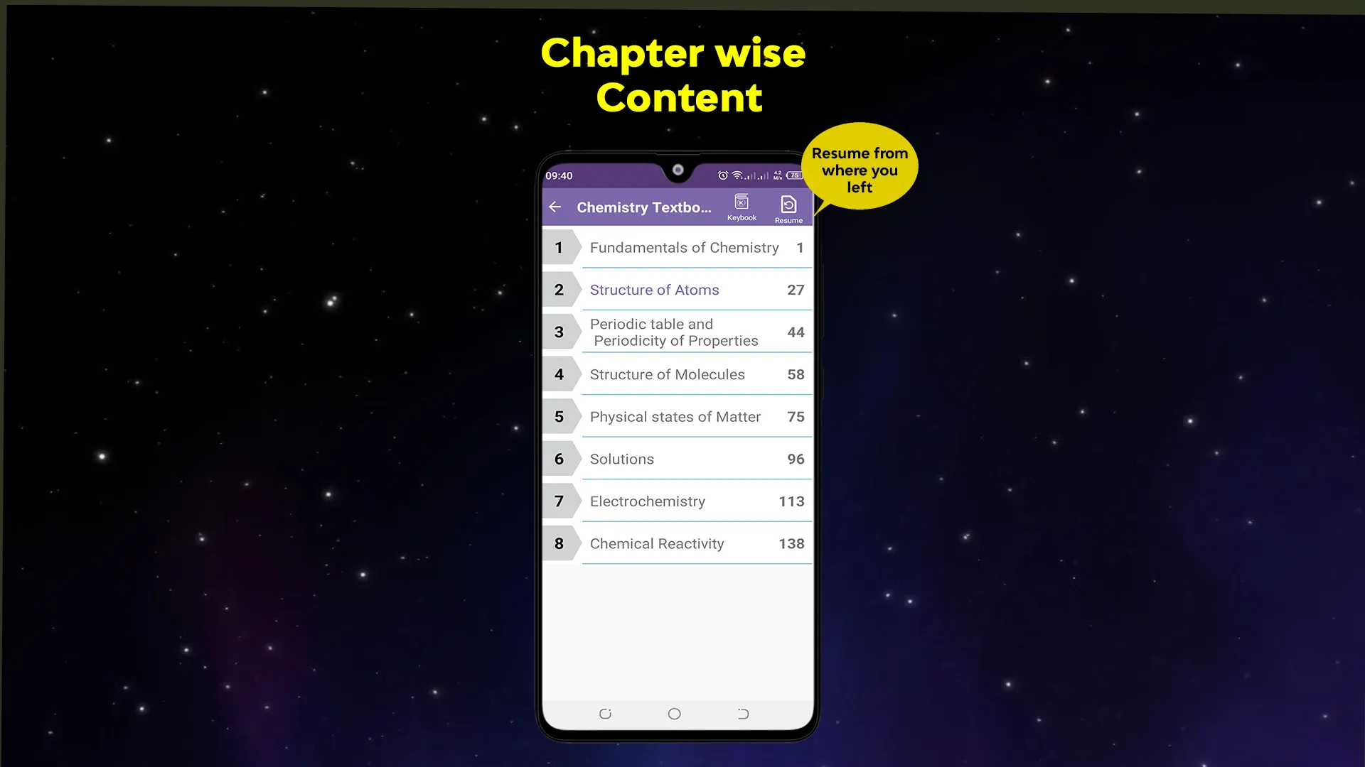 Key & Textbook Chemistry 9 | Indus Appstore | Screenshot