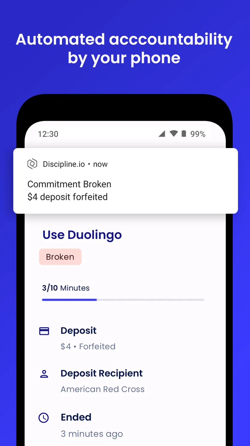 Discipline: Block App & Commit | Indus Appstore | Screenshot