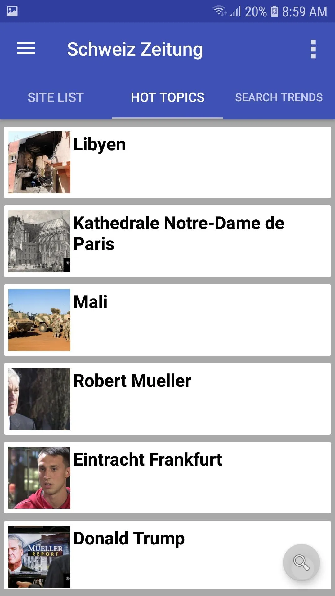 Swiss News | Indus Appstore | Screenshot