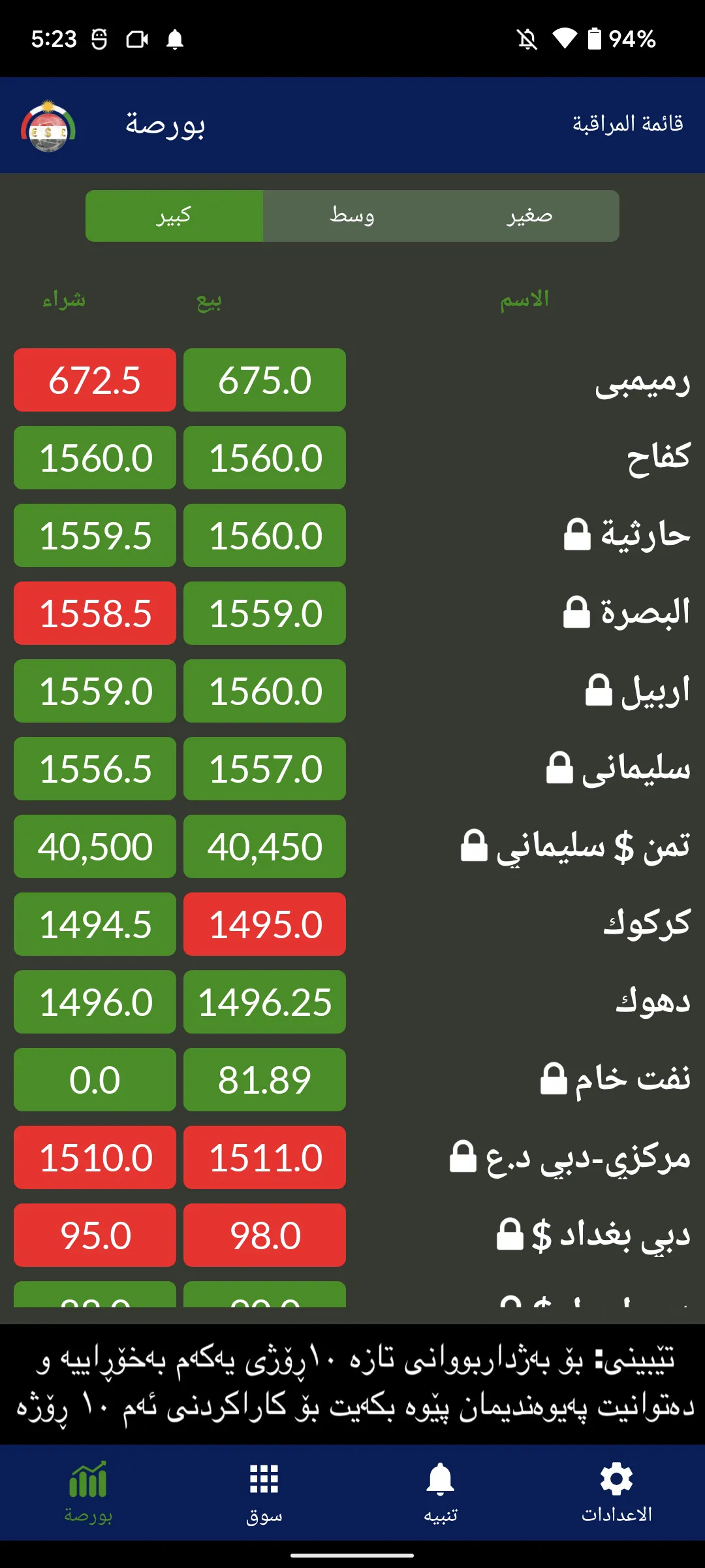 Kurdistan Borsa-Iraq | Indus Appstore | Screenshot