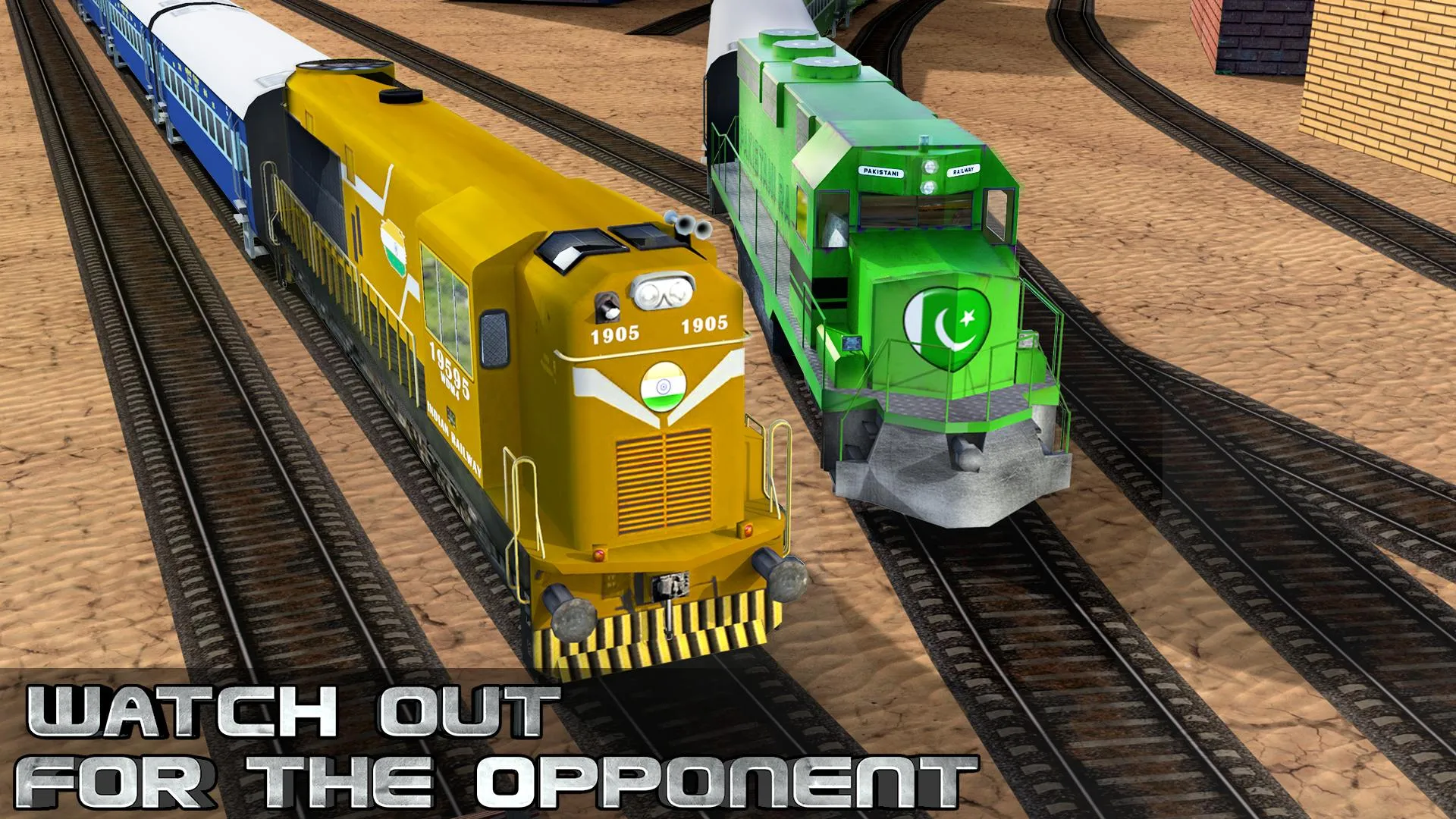 India VS Pakistan Train racing | Indus Appstore | Screenshot