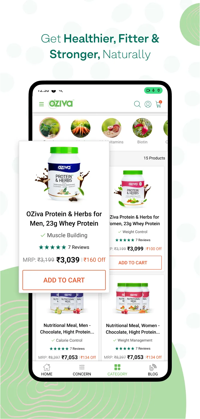 OZiva | Indus Appstore | Screenshot