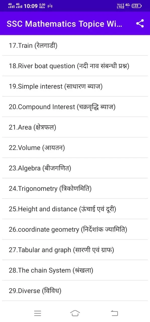 SSC Math Book in Hindi | Indus Appstore | Screenshot