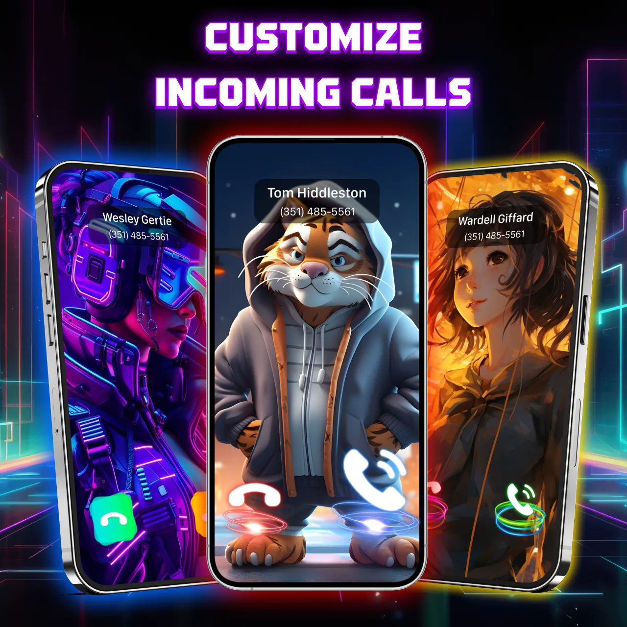 Color Phone Call Screen Theme | Indus Appstore | Screenshot