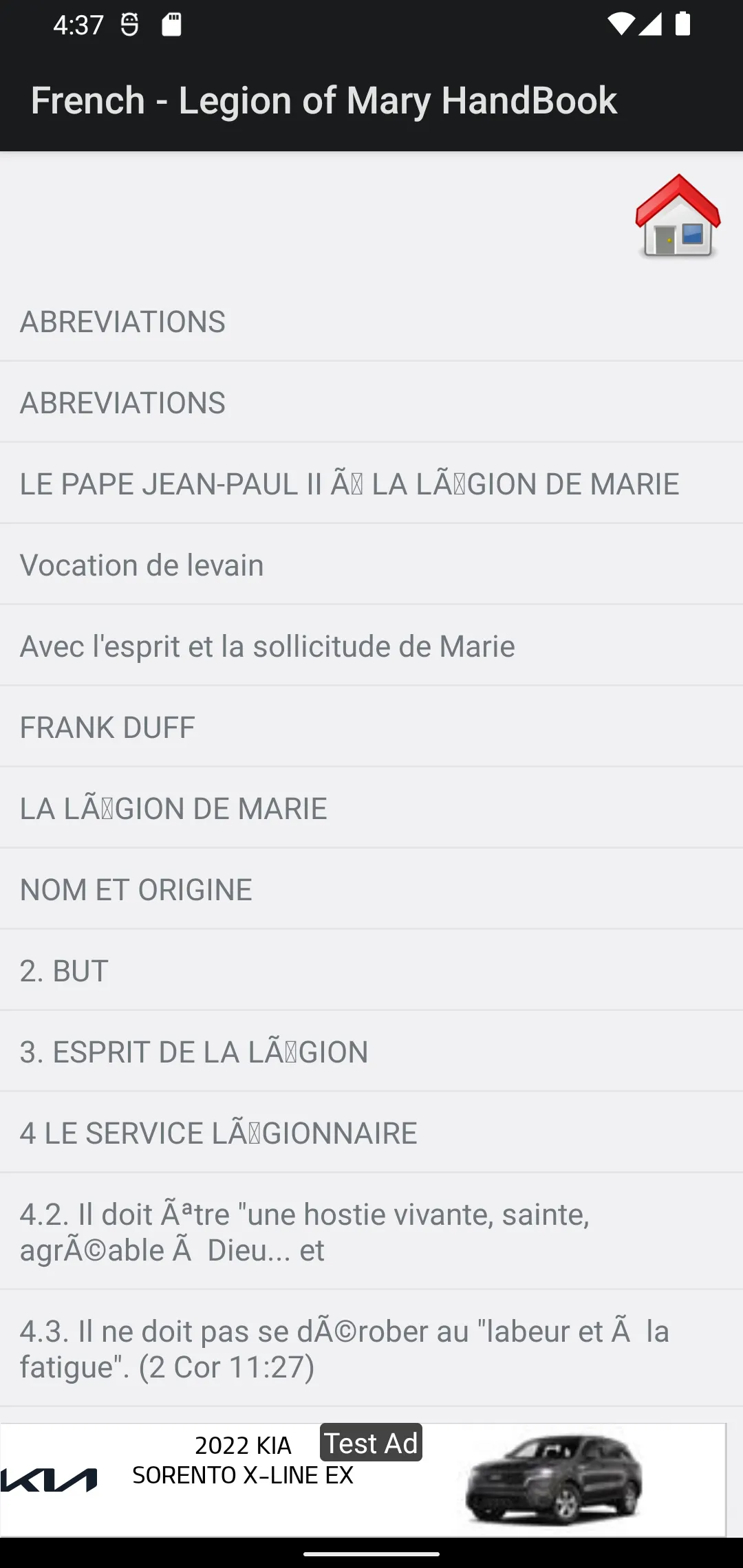 Handbook Legion of Mary-French | Indus Appstore | Screenshot