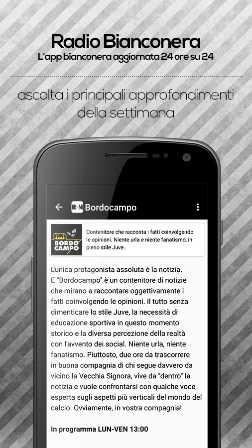 Radio Bianconera | Indus Appstore | Screenshot