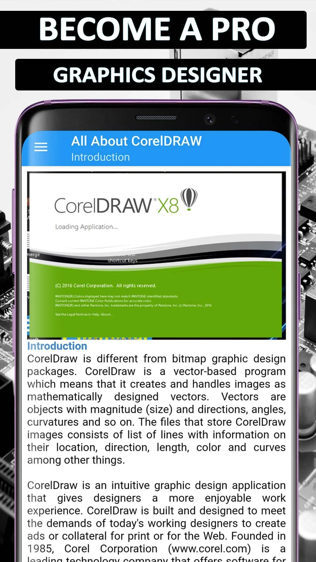 Corel Draw tutorial - complete | Indus Appstore | Screenshot