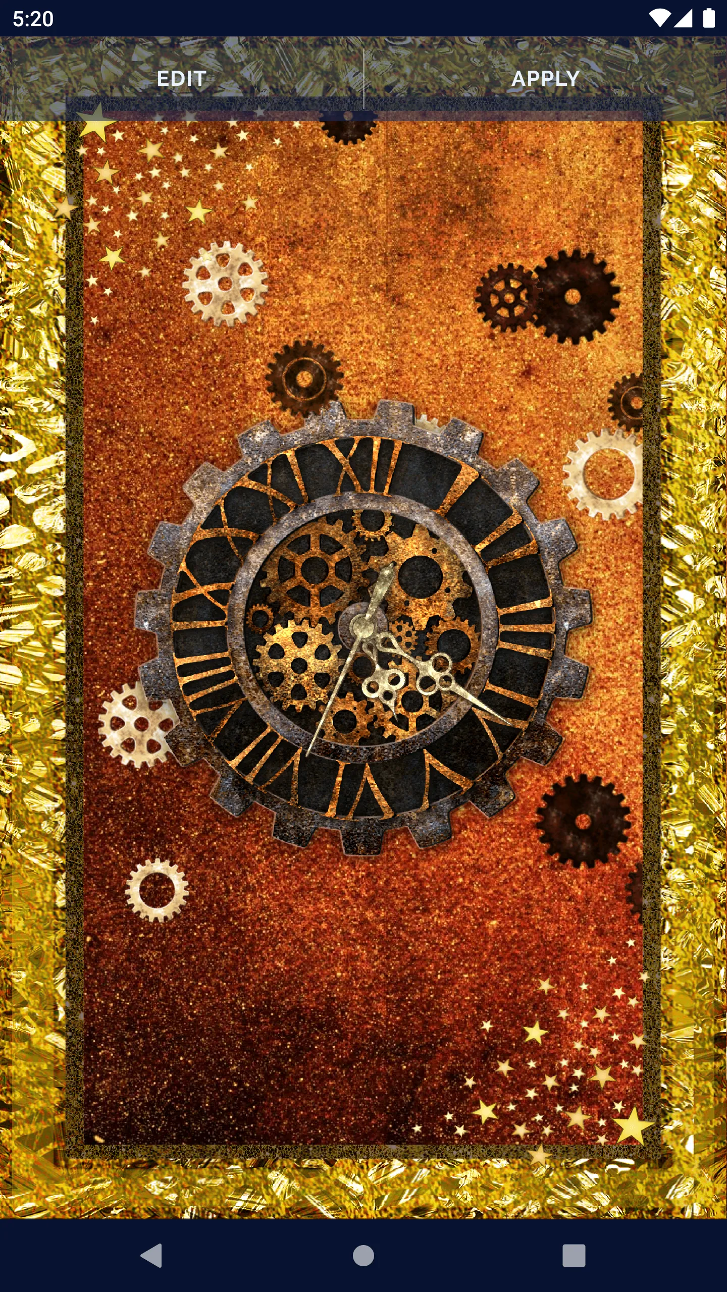 Steampunk Clock Wallpaper | Indus Appstore | Screenshot