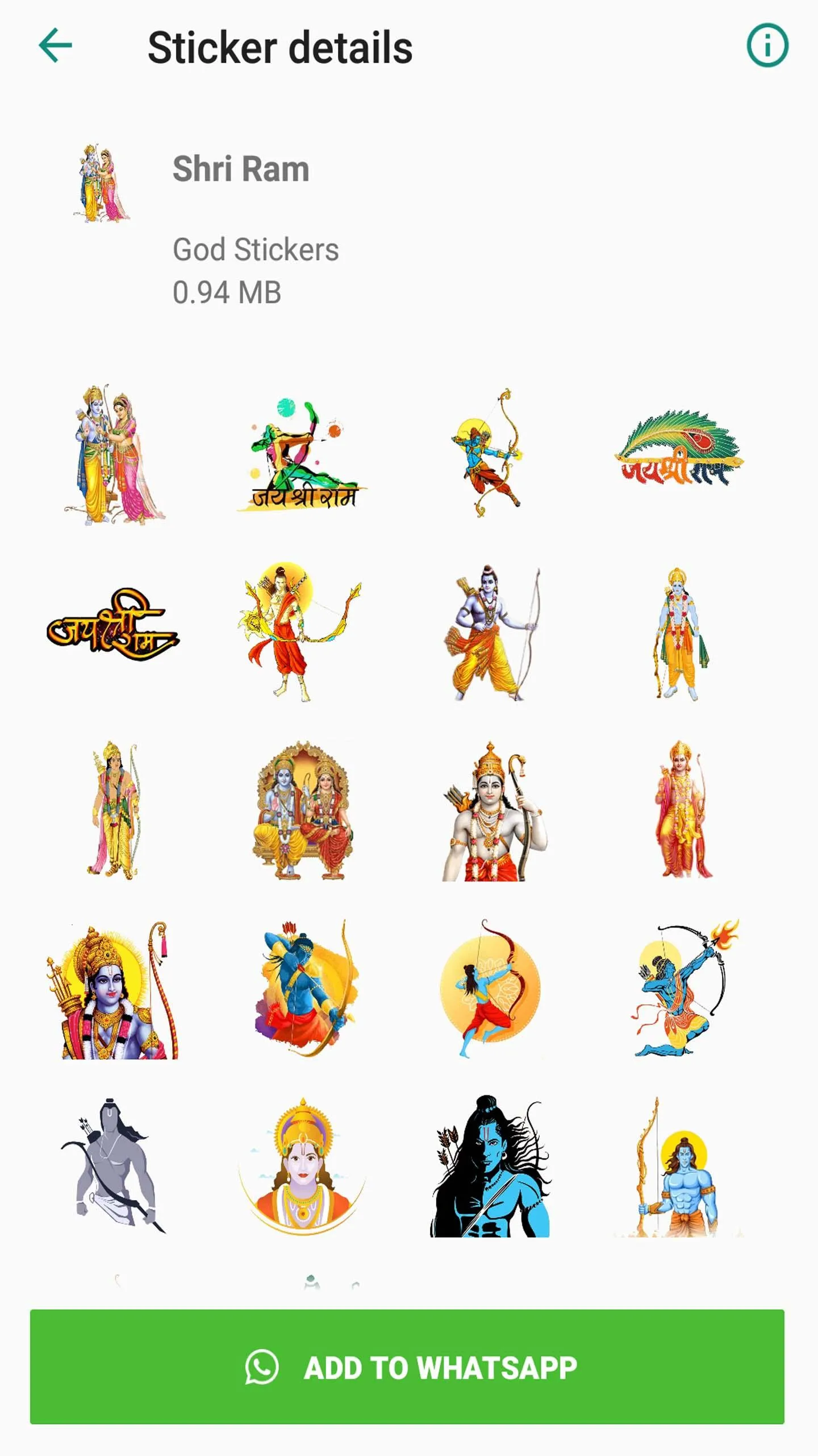 All God Stickers | Indus Appstore | Screenshot