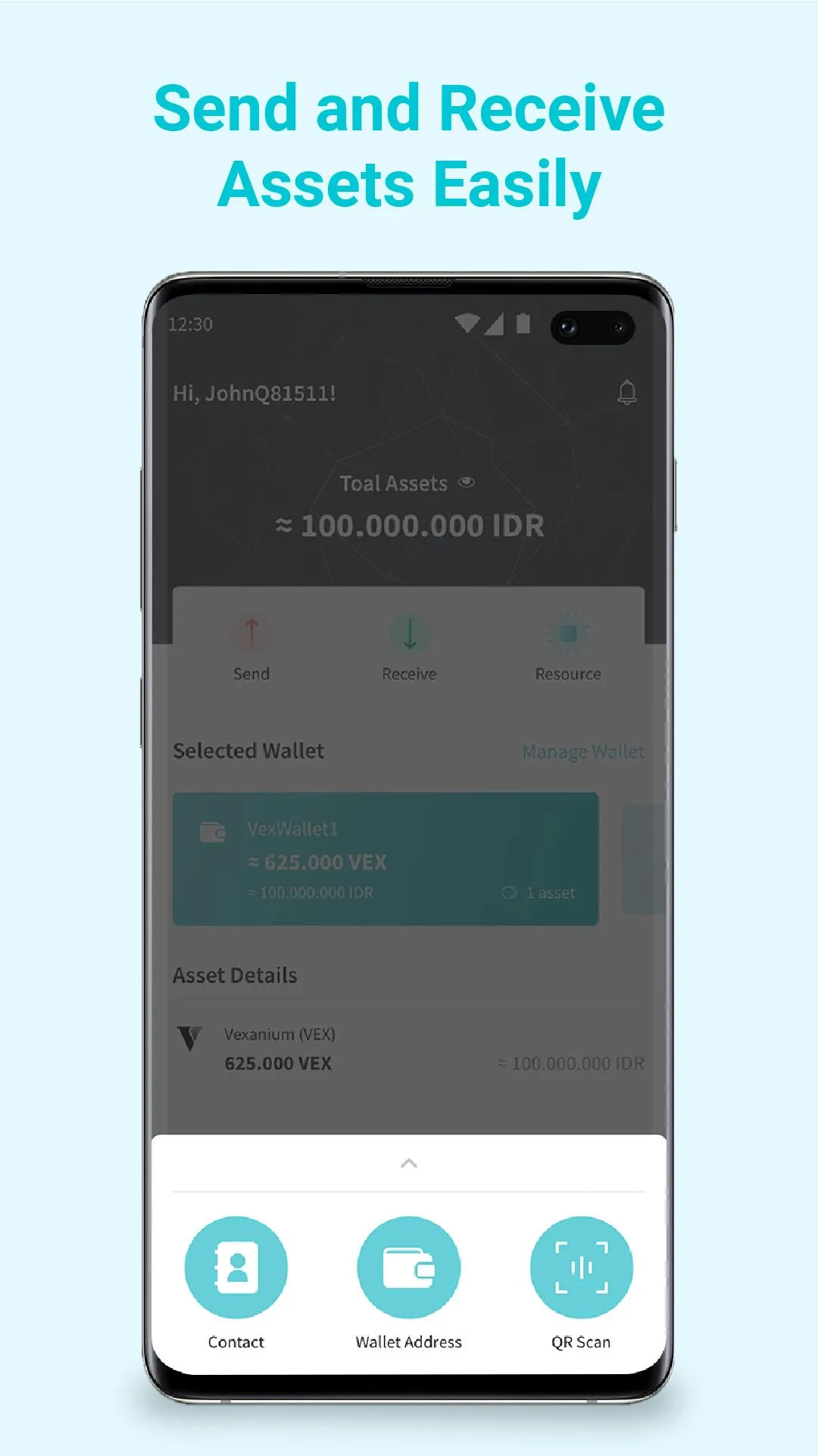 VexWallet  - Blockchain Wallet | Indus Appstore | Screenshot