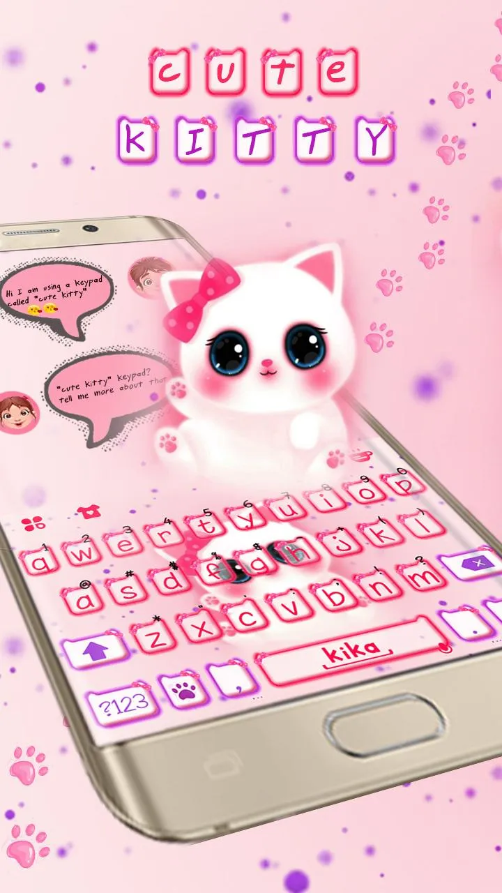 Cute Kitty Theme | Indus Appstore | Screenshot