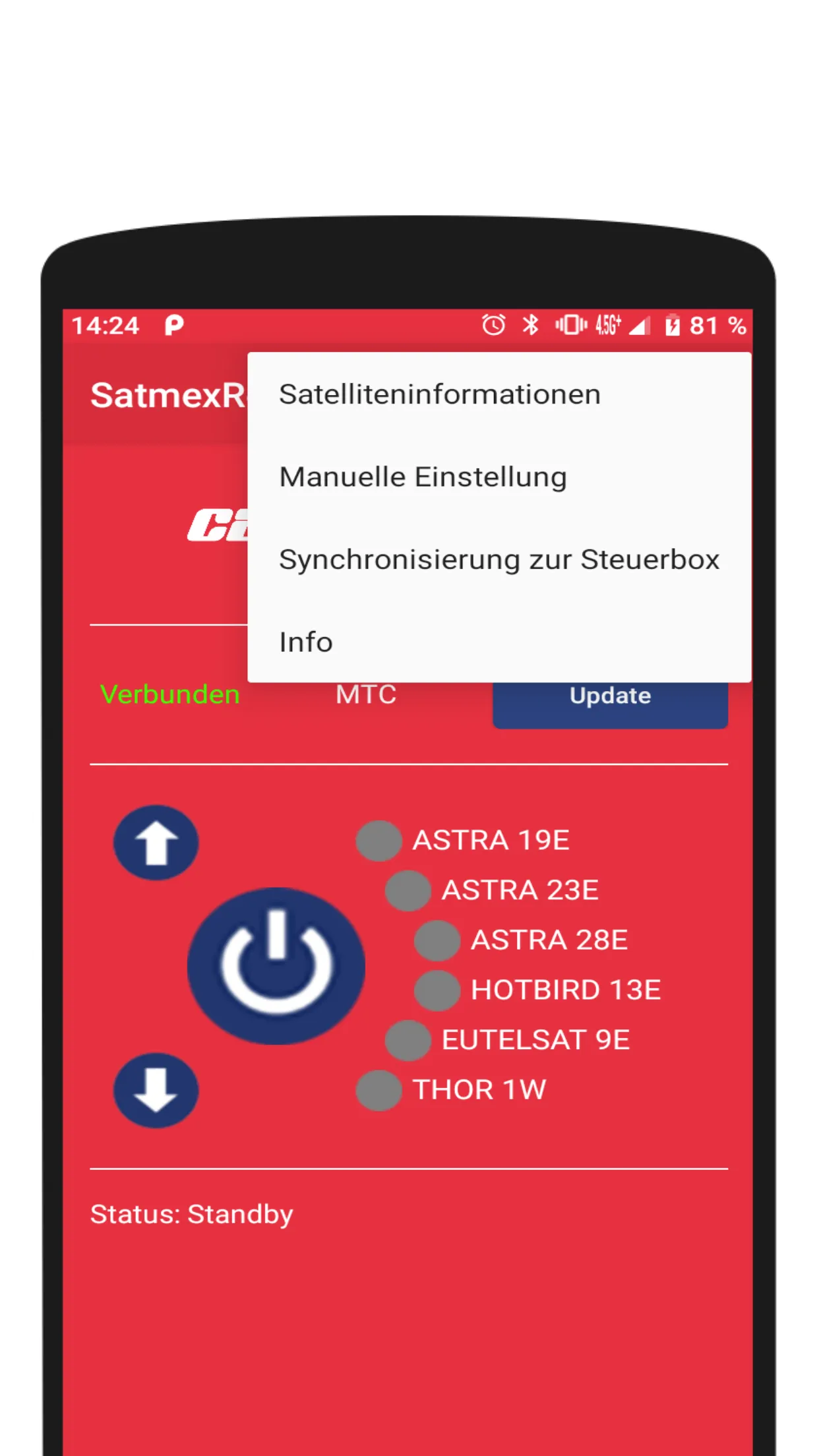 SatmexRemote | Indus Appstore | Screenshot